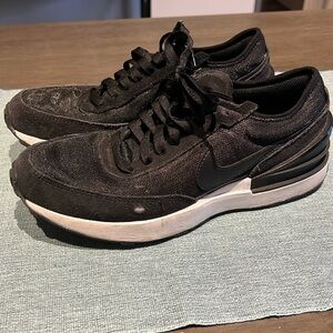 Nike Waffle Black and White Sneakers